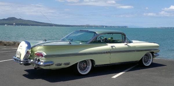 The immaculate, restored 1959 Chevrolet Impala owned by Aucklander Alex Ross has been entered in the American stock street machine category of the Castrol EDGE / Teng Tools Custom & Classic Show, part of July's CRC Speedshow.